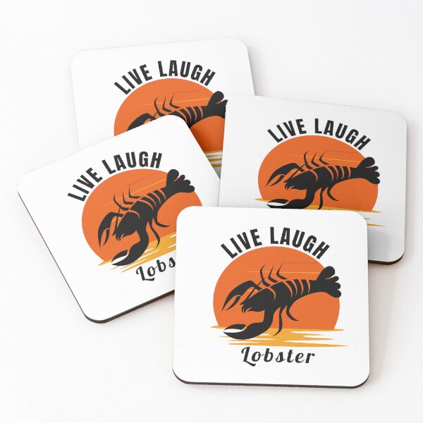 Item preview, live laugh lobster designed and sold by desimino.