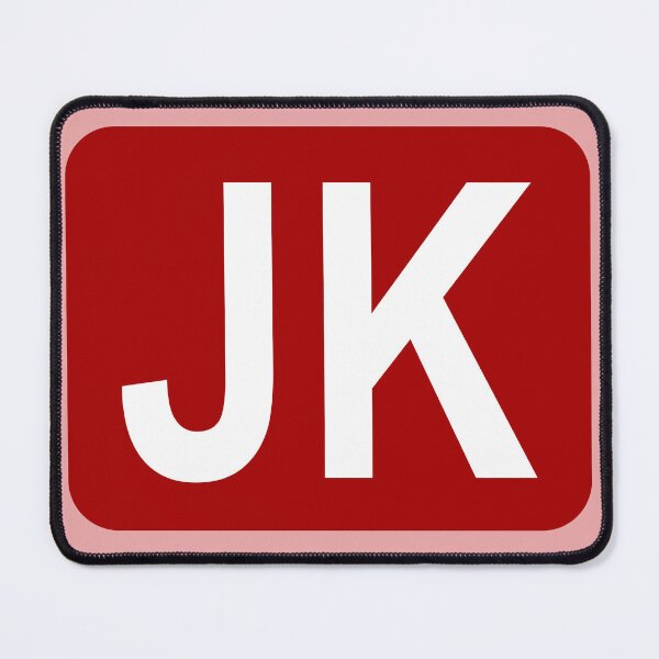 Item preview, JK Initials designed and sold by Jeallan Designs.