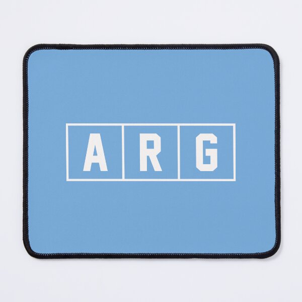 Item preview, ARG (Argentina) Trigram Tiles White / Light Blue (Iceberg) designed and sold by PEK1787.