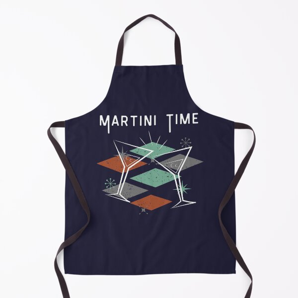 Item preview, Martini time vintage distressed retro custom tshirt and apparel design designed and sold by EmpiredesignCA.