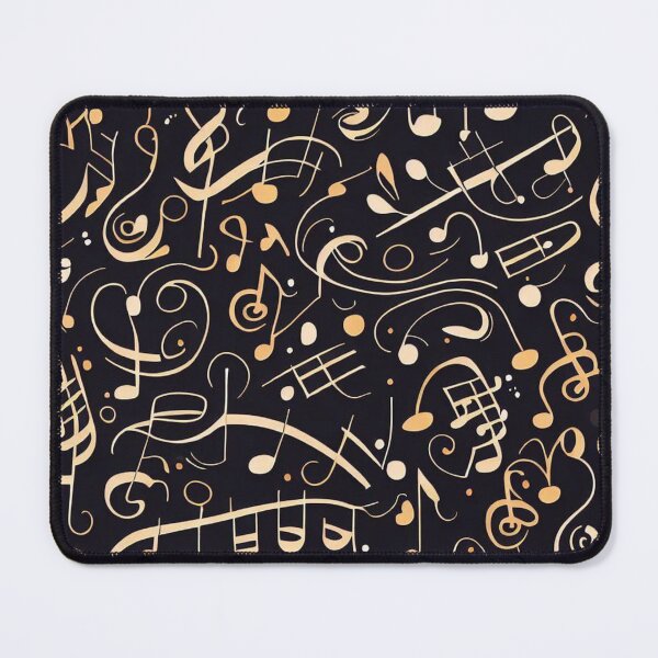 Item preview, Music pattern, notes, treble clef designed and sold by jsebouvi.