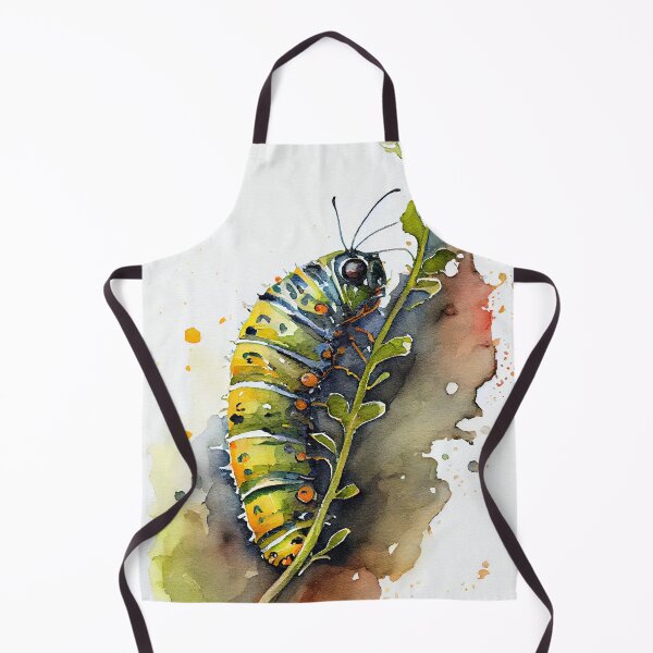 Item preview, Caterpillar watercolor art designed and sold by JBJart.