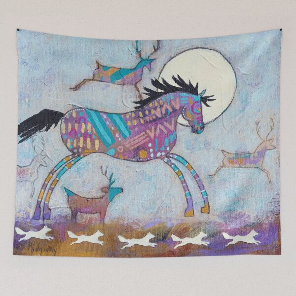 Item preview, Horse Play on Fox Meadow designed and sold by ridgway.