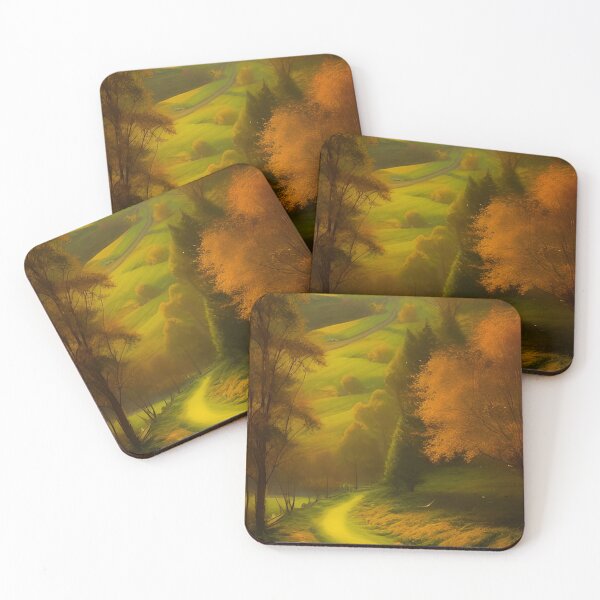 Item preview, The Lithuanian Forest at Sunset  designed and sold by fkc666.