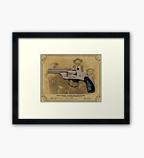 Smith & Wesson .38 Safety Hammerless Revolver Framed Print