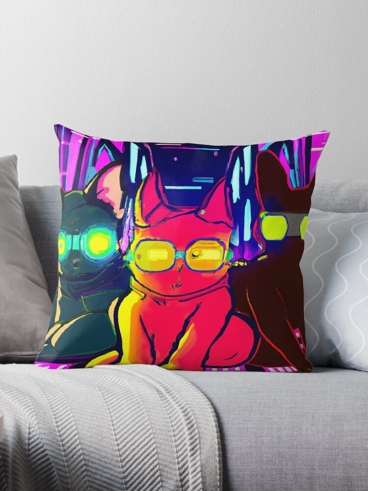 Astro-City  Throw Pillow for Sale by goneblome