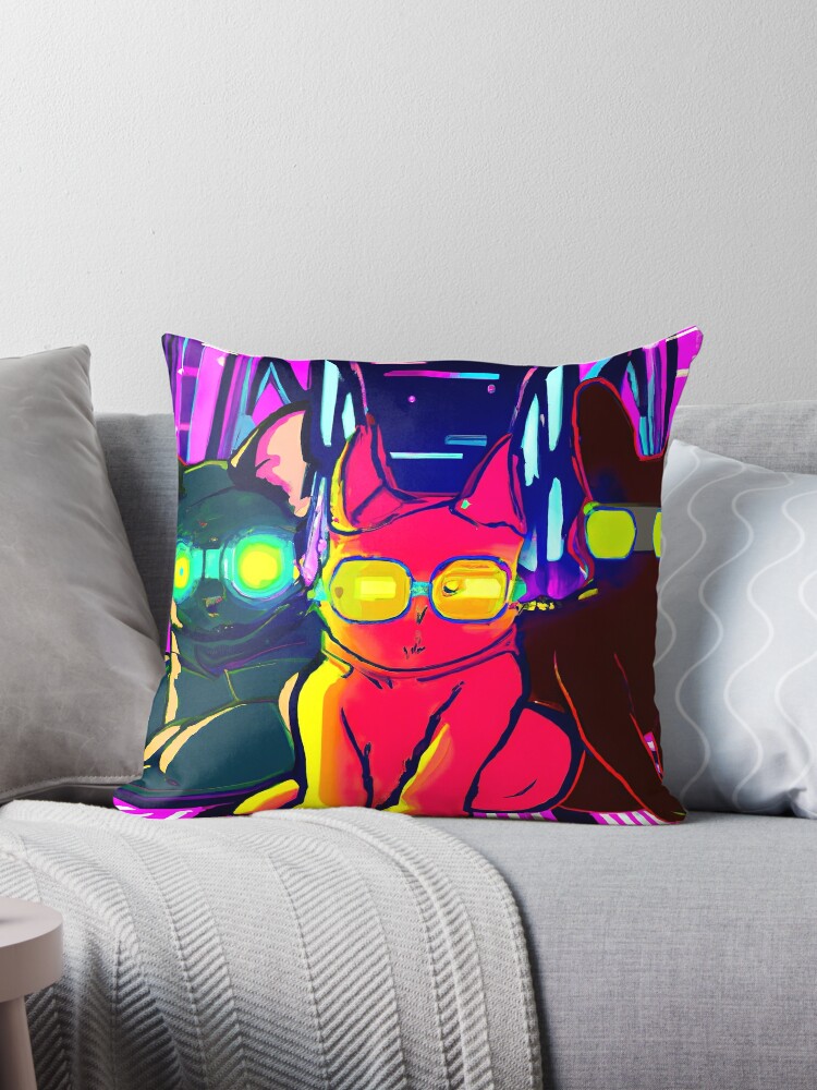 Astro-City  Throw Pillow for Sale by goneblome