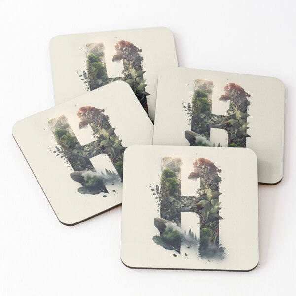 Item preview, Letter H Double Exposure designed and sold by dotperinchart.