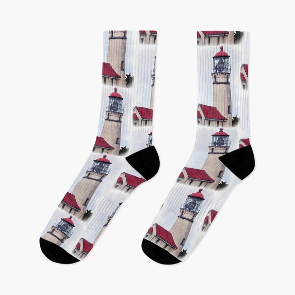 Item preview, Cape Blanco Lighthouse Watercolor designed and sold by KirtTisdale.