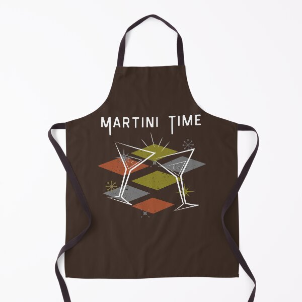 Item preview, Martini time vintage distressed retro custom tshirt and apparel design designed and sold by EmpiredesignCA.