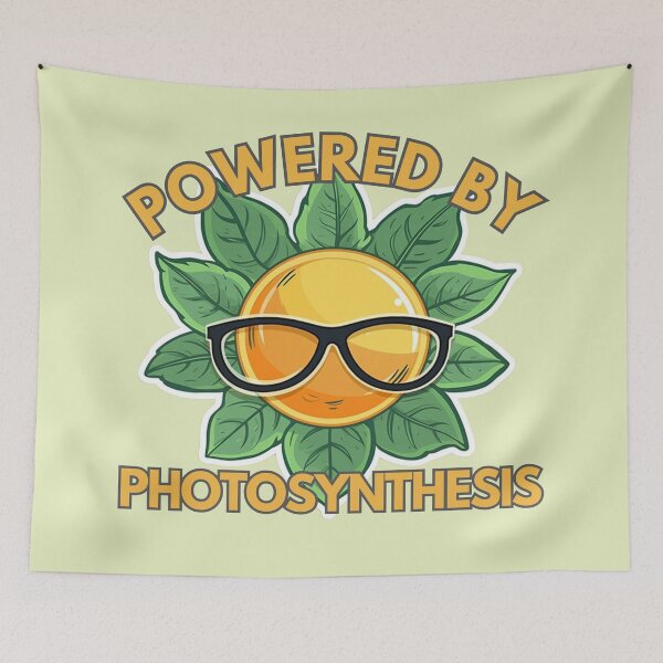Item preview, Photosynthesis , Powered by Photosynthesis , Photosynthesis sayings designed and sold by Molecularmerch.