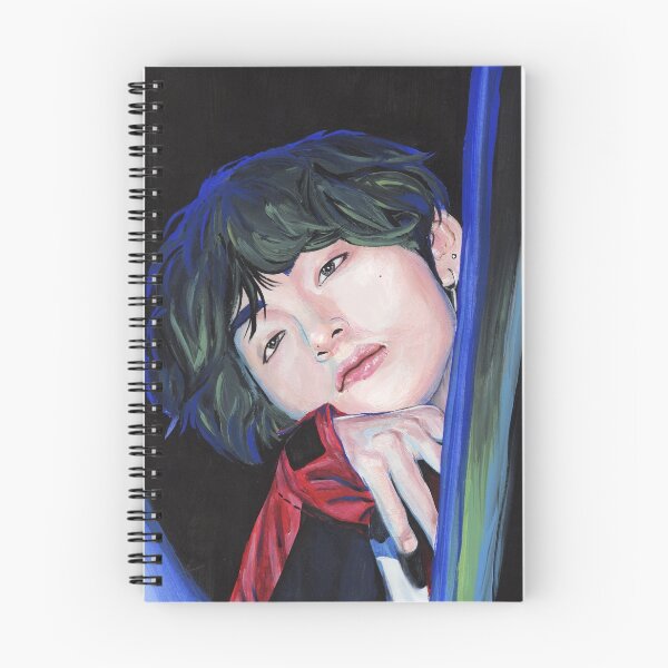 Item preview, V/Taehyung of BTS acrylic painting neon Love yourself designed and sold by Twins' Art.