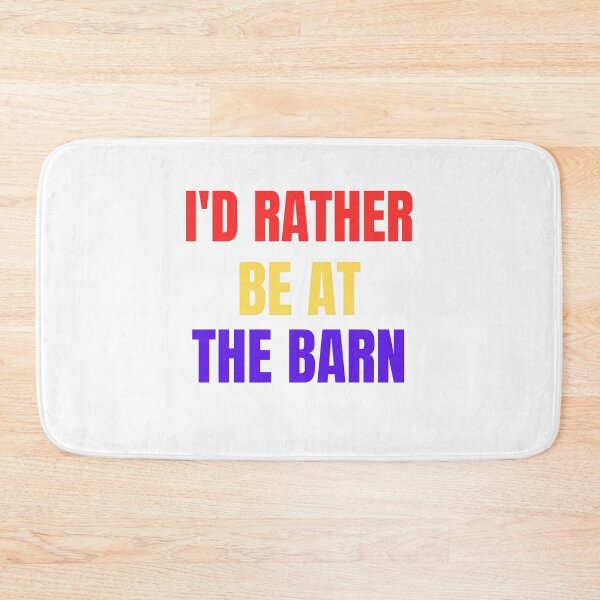 Item preview, I'd Rather Be At The Barn Shirt, Farm Lover Tshirt, Country Girl Shirt, Gift For Horse Owner, Horse Riding Tshirt, Barn Girl Tee, Rescue Top designed and sold by smilup.