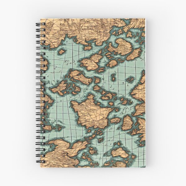Item preview, Throw Pillow With An Ancient Imaginary Map Illustration designed and sold by Sowari-Pillows.