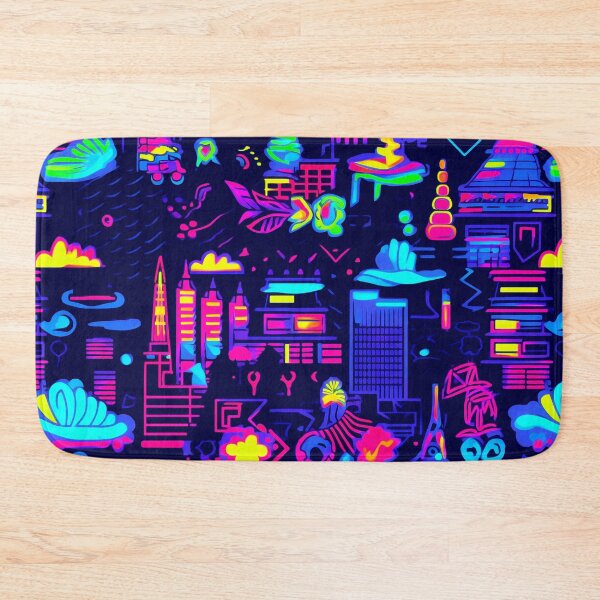 Item preview, Neon City Pattern designed and sold by TheHellSong.