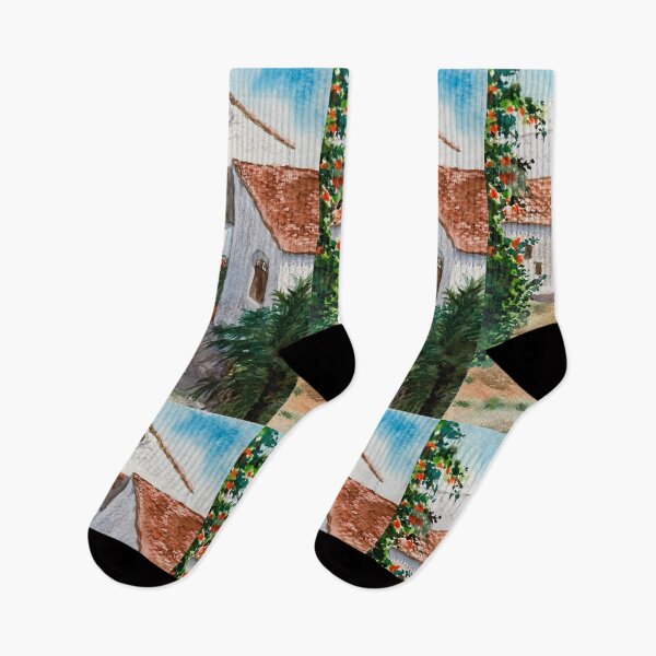 Item preview, Italian southern street white houses village  designed and sold by Arteaventura.