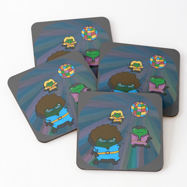 Item preview, Disco Frogs designed and sold by sillymiya.