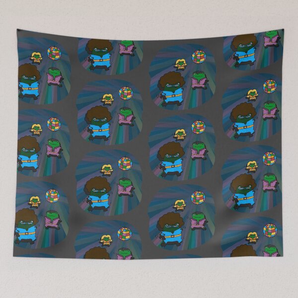 Item preview, Disco Frogs designed and sold by sillymiya.