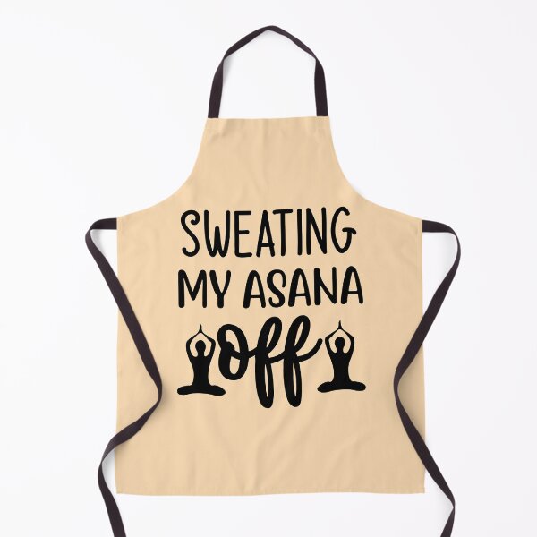 Item preview, Yoga Saying Sweating My Asana Off Motivational Quote designed and sold by SoccaTamam.