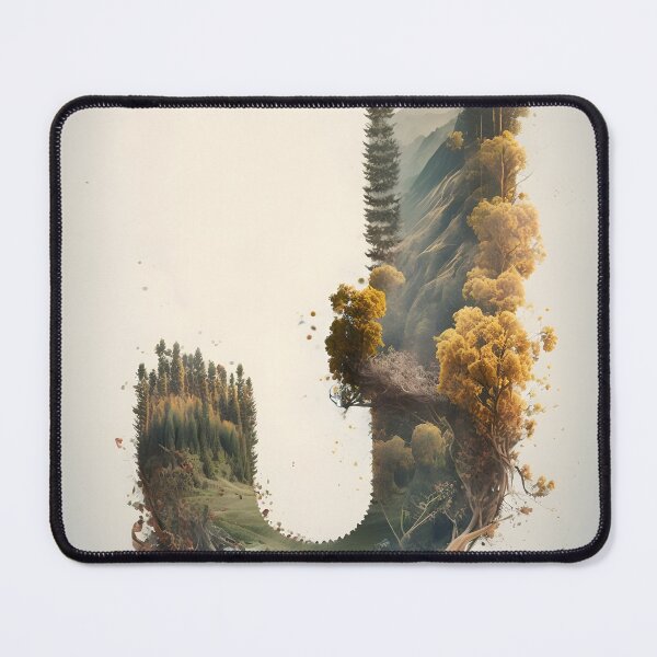 Item preview, Letter J Double Exposure designed and sold by dotperinchart.