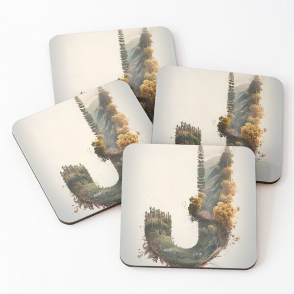 Item preview, Letter J Double Exposure designed and sold by dotperinchart.