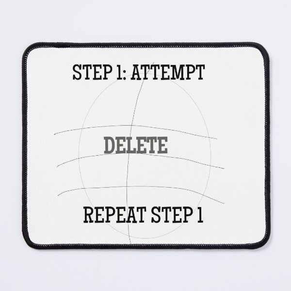 Item preview, Attempt, Delete, Repeat designed and sold by KeekLawless.