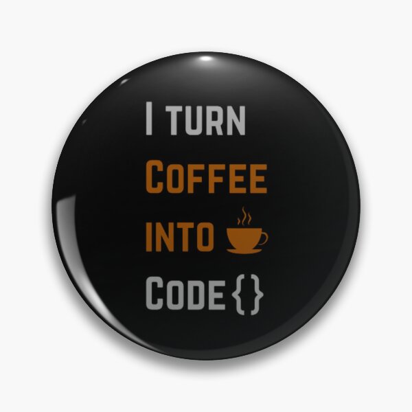 Item preview, I turn coffee into code - programmer - developer  designed and sold by TeePassion.