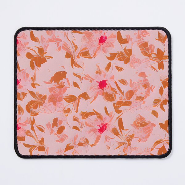 Item preview, Red pink floral pattern  designed and sold by Liana Winslow.