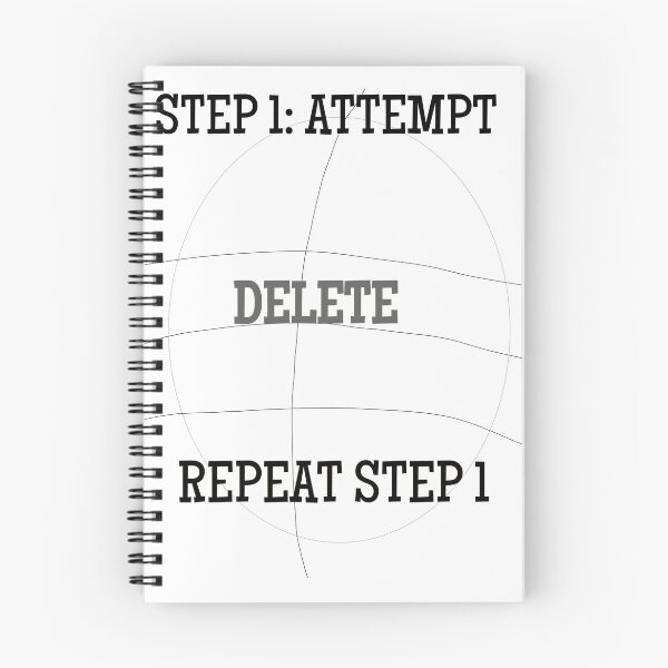 Item preview, Attempt, Delete, Repeat designed and sold by KeekLawless.
