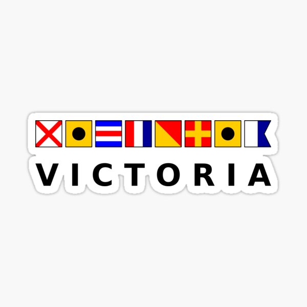 Item preview, Victoria Canada Nautical Sailing Flags Light-Color designed and sold by TinyStarCanada.