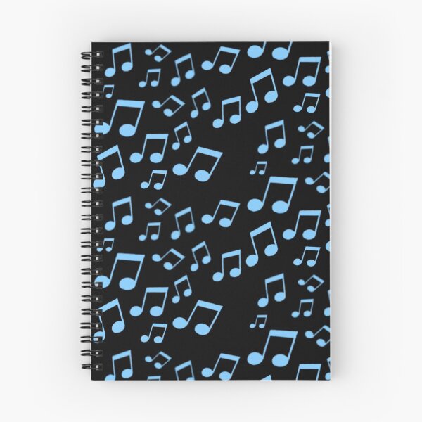 Item preview, Blue music notes designed and sold by MissBubblegumBlue.