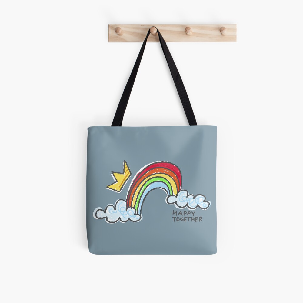 Rain Makes Rainbows Tote Bag by Doodle by Meg