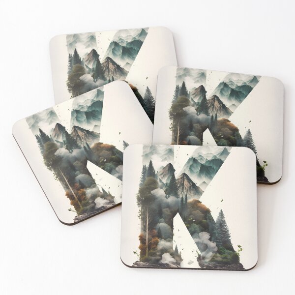 Item preview, Letter K Double Exposure designed and sold by dotperinchart.