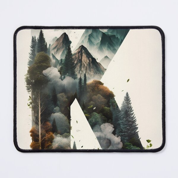 Item preview, Letter K Double Exposure designed and sold by dotperinchart.
