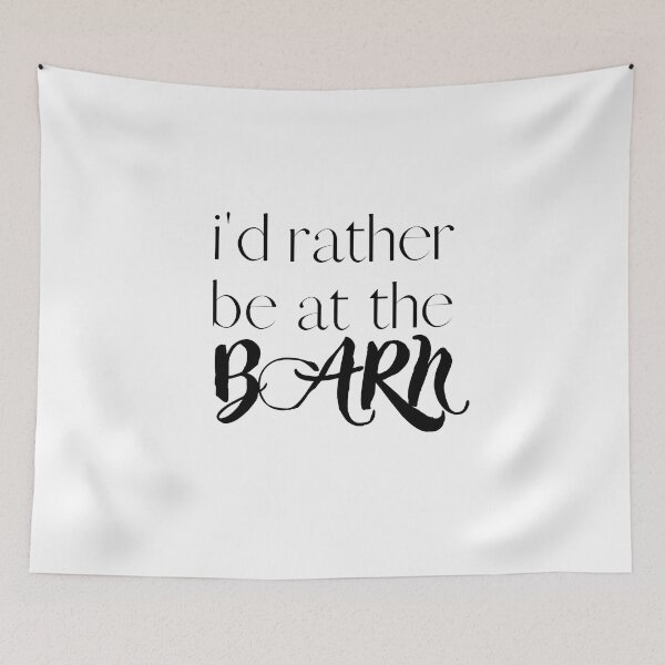 Item preview, I'd Rather Be At The Barn Shirt, Farm Lover Tshirt, Country Girl Shirt, Gift For Horse Owner, Horse Riding Tshirt, Barn Girl Tee, Rescue  designed and sold by smilup.