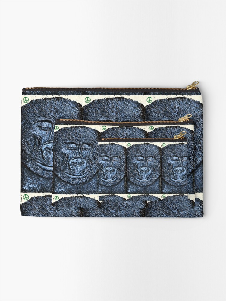 Thumbnail 2 of 4, Zipper Pouch, Girrl Rilla  designed and sold by artographyCA.