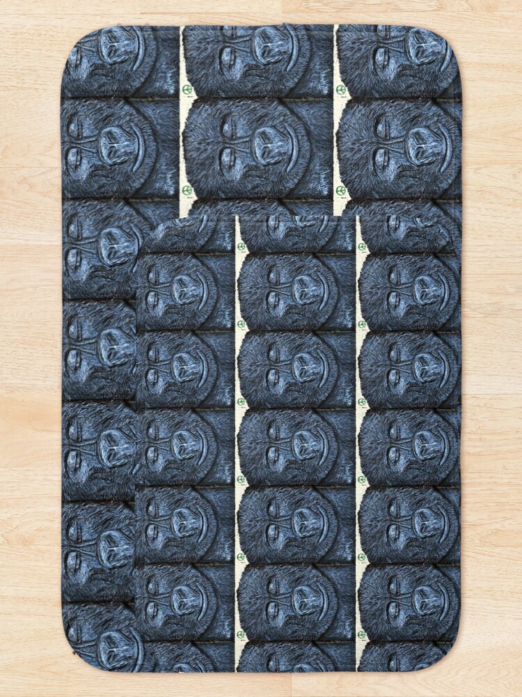 Thumbnail 5 of 6, Bath Mat, Girrl Rilla designed and sold by artographyCA.