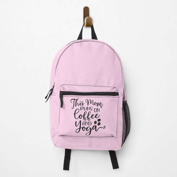 Item preview, Yoga Quote This Mom Runs On Coffee And Yoga Motivational Saying designed and sold by SoccaTamam.