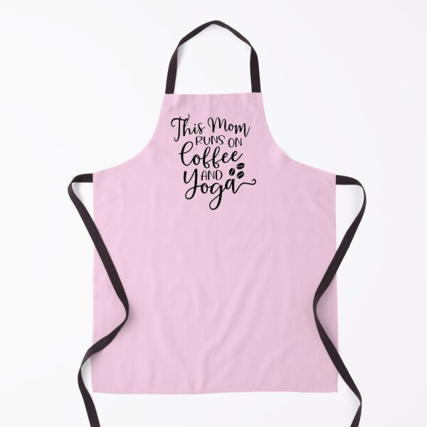 Item preview, Yoga Quote This Mom Runs On Coffee And Yoga Motivational Saying designed and sold by SoccaTamam.