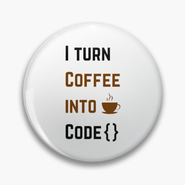 Item preview, I turn coffee into code - programmer - developer  designed and sold by TeePassion.