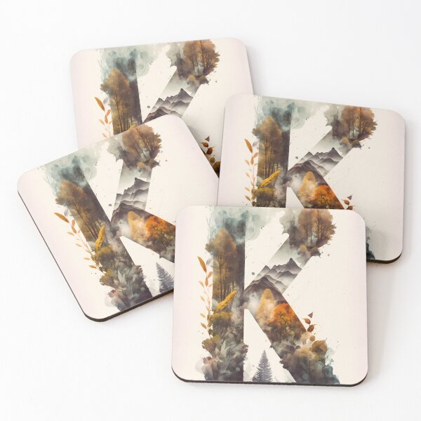 Artikelvorschau, Letter K Double Exposure entworfen und verkauft von dotperinchart.