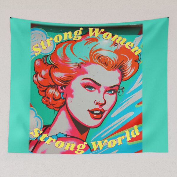 Item preview, Women's Strength, A World Empowered: Mural-Inspired Apparel Collection designed and sold by FrumTheMindOf.