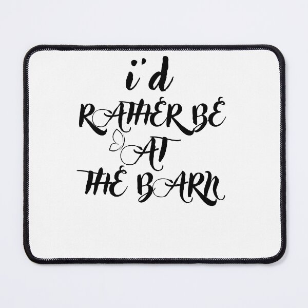 Item preview, I'd Rather Be At The Barn Shirt, Farm Lover Tshirt, Country Girl Shirt, Gift For Horse Owner, Horse Riding Tshirt, Barn Girl Tee, designed and sold by smilup.