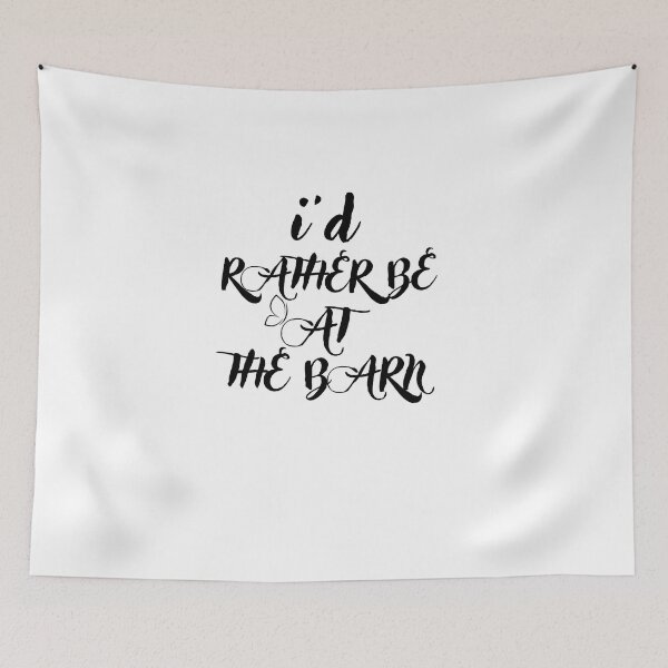 Item preview, I'd Rather Be At The Barn Shirt, Farm Lover Tshirt, Country Girl Shirt, Gift For Horse Owner, Horse Riding Tshirt, Barn Girl Tee, designed and sold by smilup.
