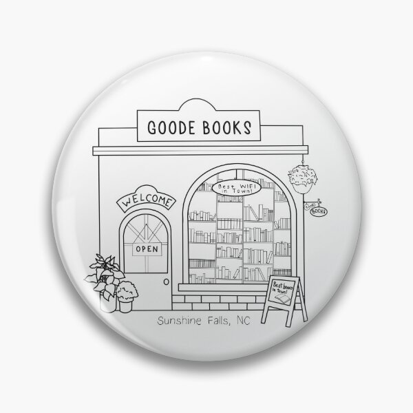 Artikelvorschau, Goode Bücher, Sunshine Falls NC | Buchliebhaber entworfen und verkauft von lunarrcreations.