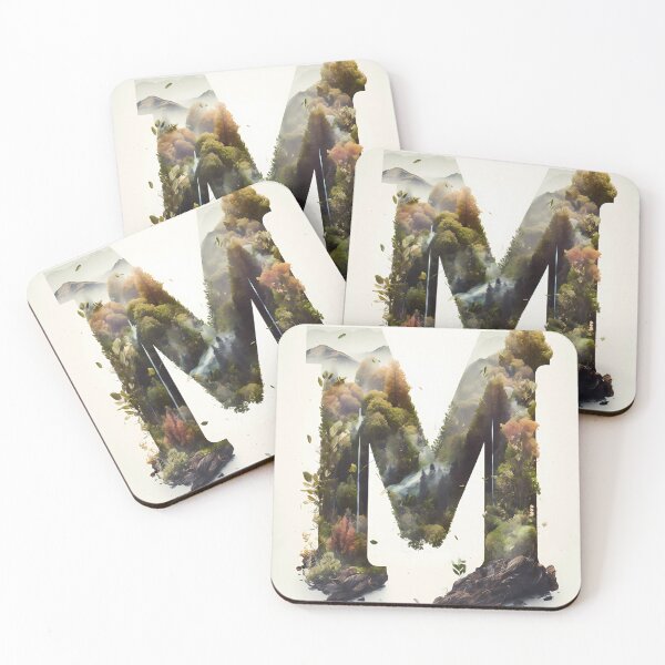 Item preview, Letter M Double Exposure designed and sold by dotperinchart.