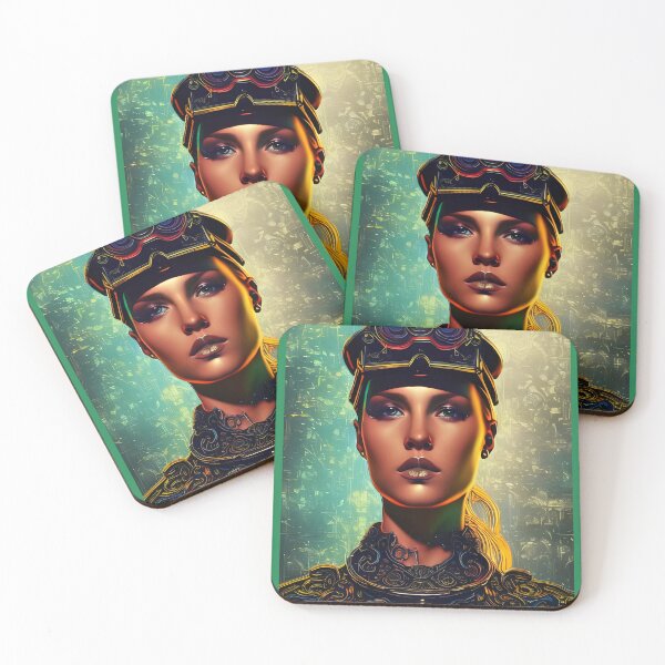 Item preview, Portrait of a Steampunk Officer designed and sold by ZarliaShop.