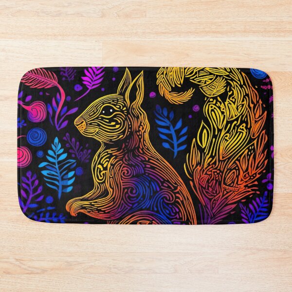 Item preview, Blacklight Squirrel and Acorns designed and sold by Matt's Artificial Nature.