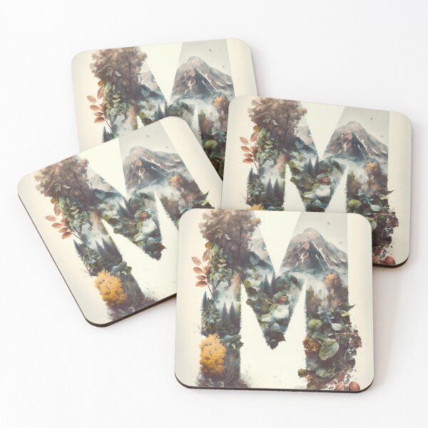 Item preview, Letter M Double Exposure designed and sold by dotperinchart.