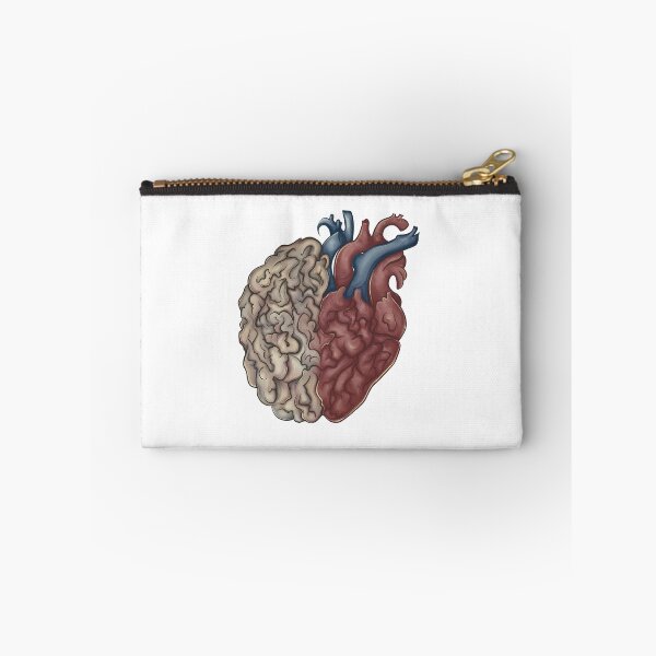 Item preview, brain and heart designed and sold by SaharaaDraws.